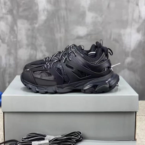 New Paris Dad Shoes High Version Third Generation Retro Track3.0 Thick-Soled Height-Increasing Shoes Men's and Women's Sports Shoes Putian detail image