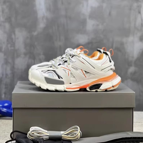 New Paris Dad Shoes High Version Third Generation Retro Track3.0 Thick-Soled Height-Increasing Shoes Men's and Women's Sports Shoes Putian detail image
