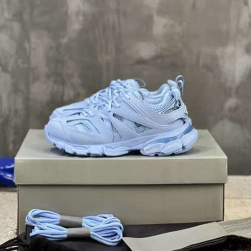 New Paris Dad Shoes High Version Third Generation Retro Track3.0 Thick-Soled Height-Increasing Shoes Men's and Women's Sports Shoes Putian detail image