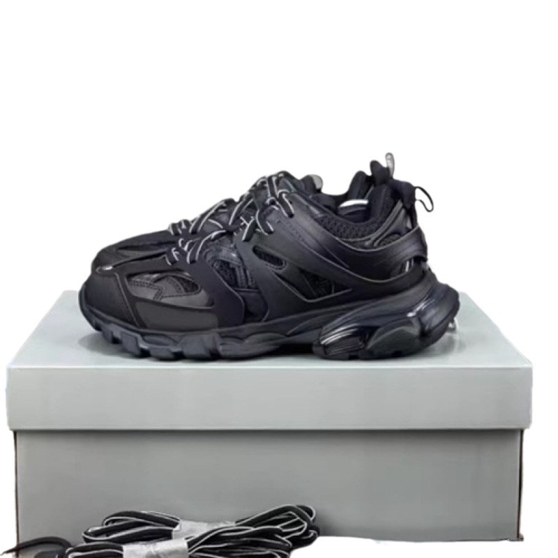 New Paris Dad Shoes High Version Third Generation Retro Track3.0 Thick-Soled Height-Increasing Shoes Men's and Women's Sports Shoes Putian
