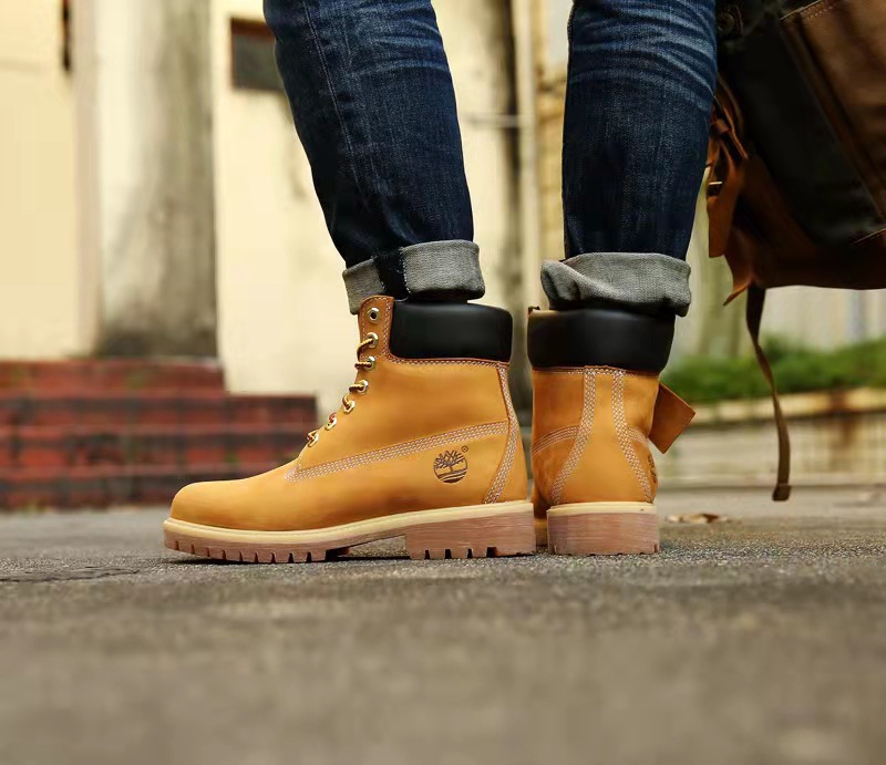 Tough and Durable Pu Tian Tianbo Leng Large Yellow Boots 10061W detail image