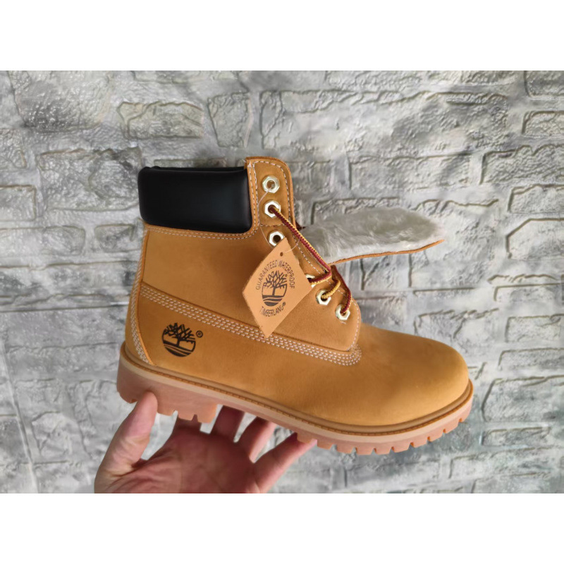 Tough and Durable Pu Tian Tianbo Leng Large Yellow Boots 10061W